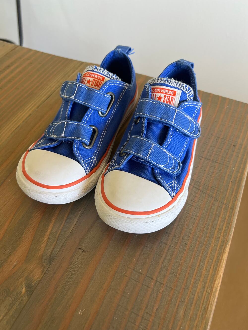 Converse Toddler Boys Chuck Taylor Ox Blue Sneakers Size 10